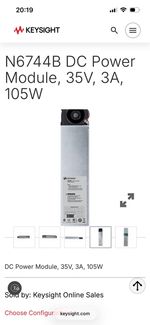 Keysight N6744B 35V/3A 100W DC Power Module