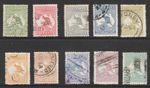 KANGAROO FIRST WATERMARK SET OF 10 AUSTRALIA'S FIRST STAMPS SG 1-10 £200 BARGAIN