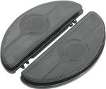 Drag Specialties Vintage Half-moon Style Floorboards w/Vibration Insert Black