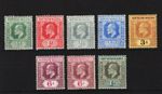 Northern Nigeria 1910 - SG 28/32, 35/35a, 36 - ½ to 1s - KEVII - MH & MLH