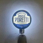 Brand New Poretti Beer Badge! Poretti Pump Badge! Frog Eye Lens