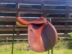 Pessoa Jump Saddle Tan  1 Owner Since New 17.5