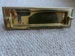 Letter plates/Letterbox Postal Knocker Georgian heritage Brass. 10x3