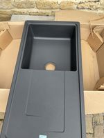 Franke Titan 1 Bowl Composite Kitchen Sink Graphite Reversible 970mm x 500mm( A)