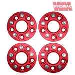 Ford Wheel Spacers 5x108 20mm Focus MK2, MK3, RS, ST. RED T4 Hub Centric Set x 4