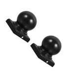 Black Metal Fence Caps Decorative Post Tops for Lawn Fence and Garden