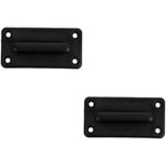 2 Sets Plastic Retractable Belt Wall Receiver for Crowd Control Caution