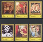 Gambia 1997 : Art - Good Set Very Fine MNH Stamps
