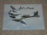 COLIN BELL- WW2 BOMBER PILOT  - 5x7  PHOTO SIGNED-  (2) CHOICE OF 4