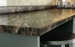 Midnight Marble Rounded Edge Laminate Kitchen Worktops
