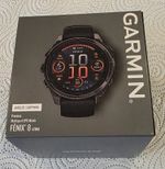 NEW & SEALED: Garmin Fēnix 8 47mm AMOLED Sapphire GPS Titanium Watch Black/Grey