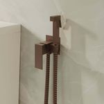 Banyetti Luca Square Concealed Thermostatic Douche - Brushed Bronze