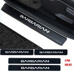 For Mitsubishi triton L200 Barbarian Car Door Sill Scuff Anti Scratch Sticker x4