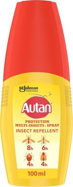 Autan Multi-Insect Repellent Pump Spray 100ml DEET-Free Picaridin Formula