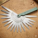 Stainless steel feeler gauge with 17 blades 0.02-1.00mm motorbike pitbike monkey