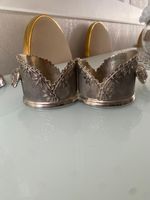 Silea french vintage double wine bottlecoaster silver plated grapevine holder