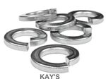 UNF SPRING WASHERS 3/16 1/4 5/16 3/8 7/16 1/2 5/8 3/4" IMPERIAL SQUARE ZINC BZP