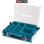 Makita 191X80-2 Makpac Organizer with Clear Lid 13 Inserts for Tools Storage