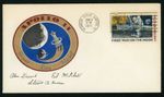 USA Apollo 14 cover signed Shephard, Mitchell, Roosa  K. Space Cent. Jan 31 1971