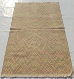 Vintage Traditional Handcrafted Zig Zag Striped Rug for Home Décor 227x147 cm