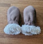 Baby Gap Mittens - Brown/Beige - Faux Fur - Excellent Condition