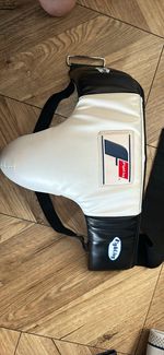 Fighting Boxing Groin Guard Protector Protective Gear Black & White Adult