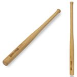 Wollowo Heavy Duty Wooden Baseball Rounders Softball Bat 34”