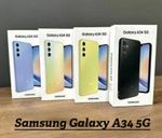 NEW Samsung Galaxy A34 5G, 128GB,  Unlocked Smartphone, all colours