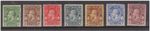(F36-132) 1921-8 Turks & Caicos Islands mix of 7stamps KGV 1/2d to 1/- MH (EG)