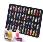 48 Colors Glitter, Nail Glitter, Glass Bottle, Manicure, Pedicure SALE!