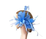 Stripped Coque Feather Goose Twisted Mount Millinery Hats Fascinator 80 Colours