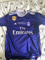 adidas Real Madrid Away Shirt Ronaldo 7 Purple Size M Adults Short Sleeve