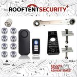 8 x M8 NYLOC Fits Tentbox - Security Nuts, Alarm, Holder, Ratchet Spanner BUNDLE