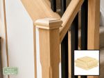Pine Pyramid Newel Caps (Full & Half) – 70mm / 82mm / 90mm / 120mm