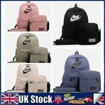 3PCS Nikе Backpack Lunch Bag Pencil Case School Outdoors Trip Backpack Gift