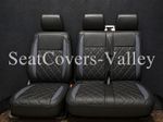 Front Leatherette Single & Twin (1+2) Seat Cover For Transporter T5 T5.1 T6 T6.1