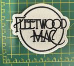 FLEETWOOD MAC CIRCULAR LOGO WOVEN SEW OR IRON ON PATCH OFFICIALLY LICENSED