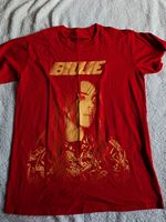 Billie Eilish Red Graphic T-Shirt Size L Pop Music Artist Clothing Tee