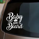 Baby On Board Car Sticker Child Children Kids Hearts Funny Window Bumper Decal