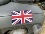 ARMY LAND ROVER WOLF UNION JACK FLAG STICKERS STD X2 MILITARY VEHICLES DEFENDER