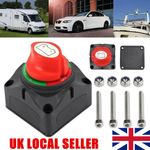Battery Switch Isolator Cut Off Kill for Knob Marine Boat Camper Truck 12V 600A