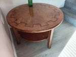 Nathan Teak Vintage Mid Century Cog Coffee Table