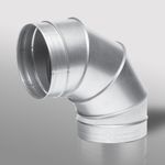 90 Degree Bend Grow Room Ventilation Duct Pipe Fan Ducting Elbow 4 5 6 8 10 12 "