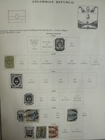 COLUMBIAN REPUBLIC Postage Stamps, 1860-1864 Used