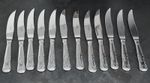 12 ARTHUR PRICE silver plate DINNER KNIVES kings pattern LOVELY CONDITION