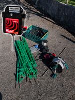 Hotline Super Merlin P250S Electric Fence.  Complete Kit. Portable 6v 9v 12v