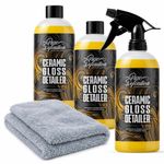 Ceramic Detailer Car Wax Gloss Spray Sealant Coating Vehicle Water Beading 1.5L