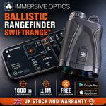 Immersive Optics SwiftRange 1000m RF Ballistic Rangefinder with FREE APP
