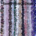Semi Precious Gemstome Chip Beads 4-8mm Full 32inch 81cm strand