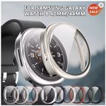For Samsung Galaxy Watch 8 Case Tempered Glass 40mm 44mm 360 Protection